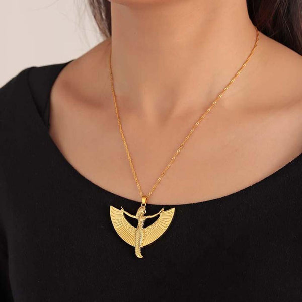 Collier pendentif égyptien déesse Isis - MonPendentif