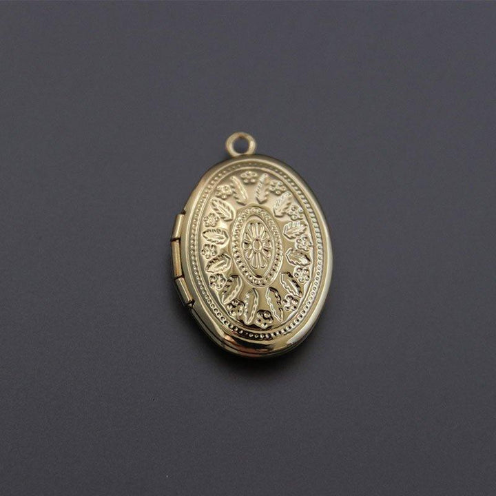 Collier pendentif ovale porte photo - MonPendentif