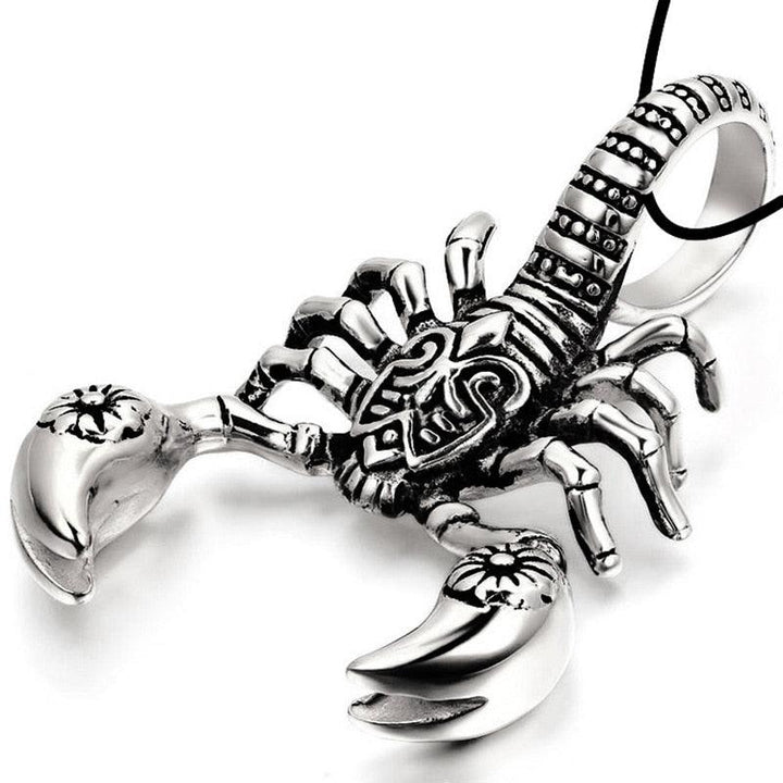 Collier pendentif scorpion Hip Hop Punk plaqué or / argent - MonPendentif