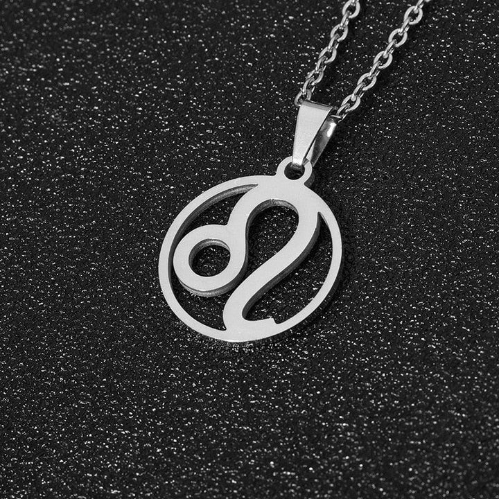 Collier pendentif signe astrologique rond creux - MonPendentif